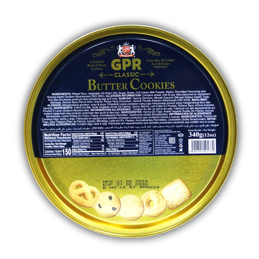 GPR Classic Butter Cookies New Year Celebration Box (340g) - Image 2