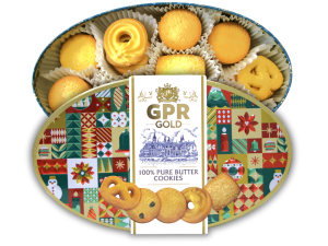 GPR Gold 100% Butter Cookies New Year Box (340g)