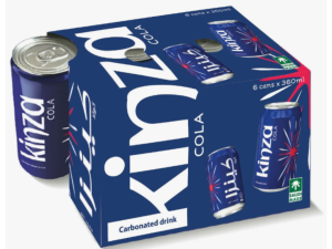 Kinza Cola Soft Drink Tin 360 ml x 6