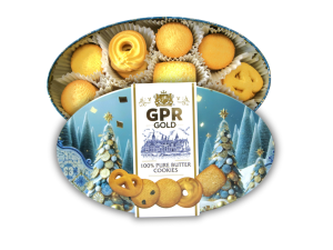 GPR Gold 100% Butter Cookies Christmas Box (340g)