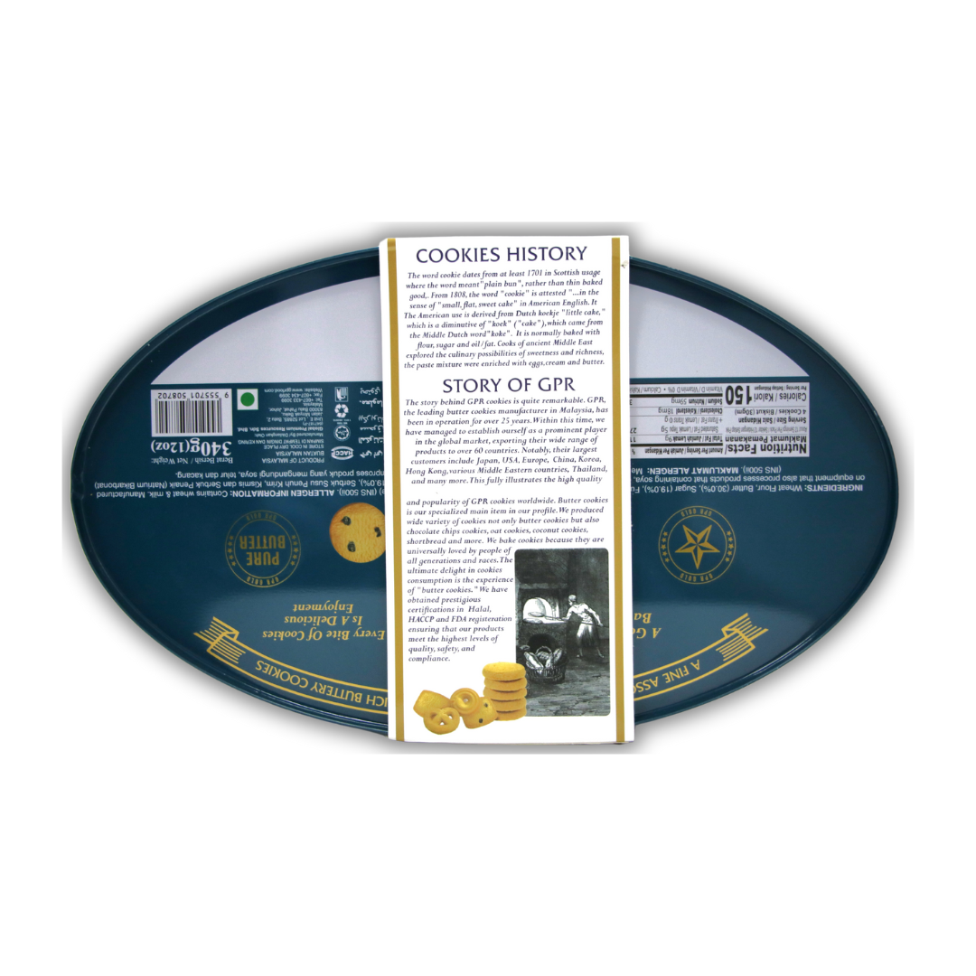 GPR Gold 100% Butter Cookies Christmas Box (340g) - Image 3