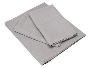 Flat Soft Cotton Dyed Bedsheet with Pillow Covers