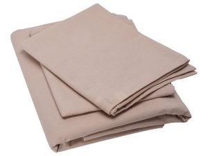 Flat Soft Cotton Dyed Bedsheet with Pillow Covers