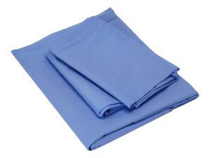 Flat Soft Cotton Dyed Bedsheet with Pillow Covers
