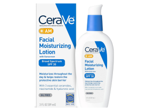 CeraVe Facial Moisturizing Lotion AM SPF 30, 3 oz, Daily Face Moisturizer with SPF