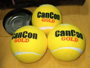 Pack Of 3 CANCON GOLD Tennis Balls
