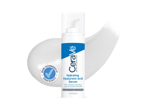CeraVe Hydrating Hyaluronic Acid Serum | 30ml/1oz | Day & Night Facial Serum with Hyaluronic acid | For All Skin Types