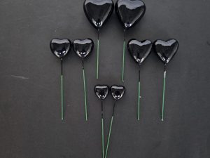 20pcs Set of Heart Shape Cake Toppers