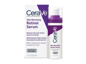 CeraVe Anti Aging Retinol Serum 1 Ounce Cream Serum for Smoothing Fine Lines and Skin Brightening Fragrance Free, 1 Fl Oz (Pack of 1)