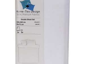 Flat Bed Sheet - Optical White - King