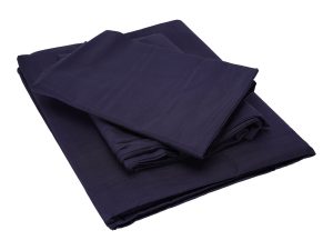 Flat Soft Cotton Dyed Bedsheet with Pillow Covers